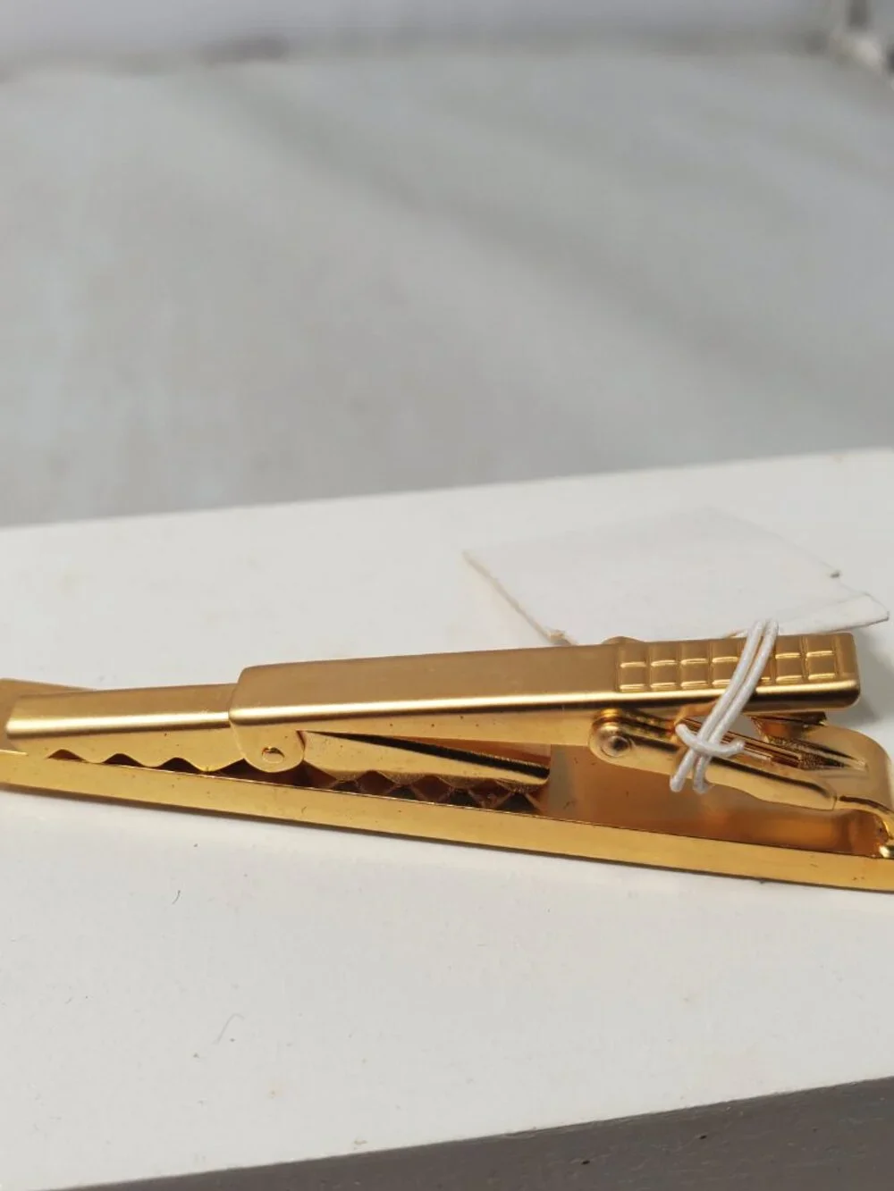 Vintage Gold-Tone Rhinestone 3-Piece Cufflinks and Tie Clip Set